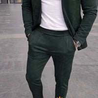 Costume classique en daim