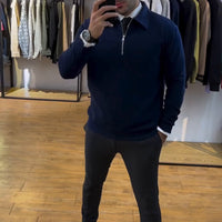 tricot avec zip HOMME