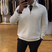 tricot avec zip HOMME