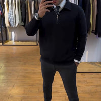tricot avec zip HOMME