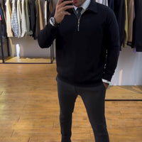 tricot avec zip HOMME