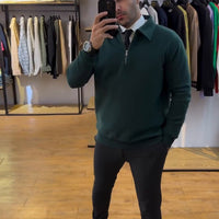 tricot avec zip HOMME