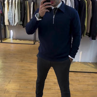 tricot avec zip HOMME