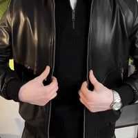 Nouvelle collection – Blouson en semi cuir