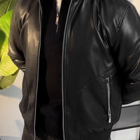 Nouvelle collection – Blouson en semi cuir