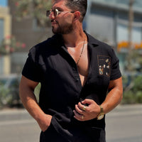 ensemble chic avec broderie