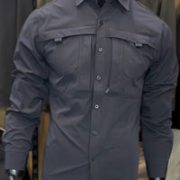 Chemise tactique à manches longues pour homme