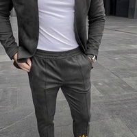Costume classique en daim