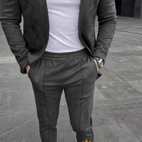 Costume classique en daim