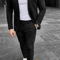 Costume classique en daim