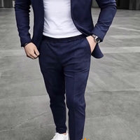 Costume classique en daim