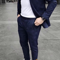 Costume classique en daim
