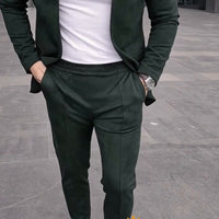 Costume classique en daim