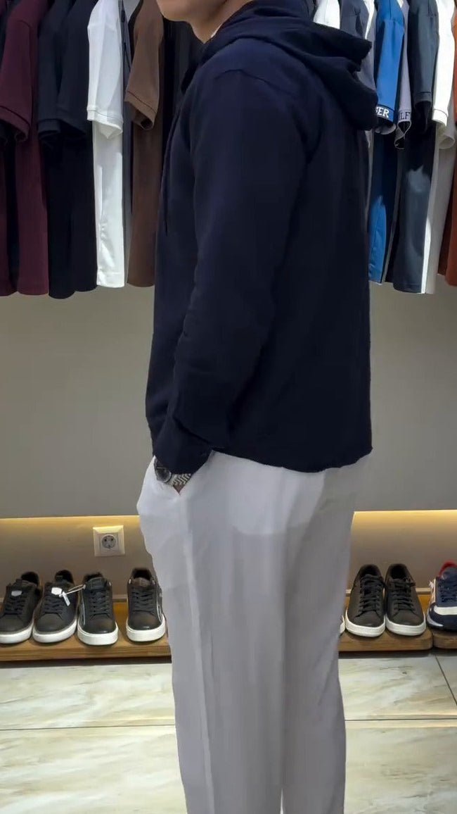 chemise zip élégant en lin pour homme
