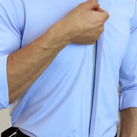 chemise col avec fermeture a glissière