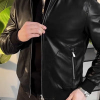 Nouvelle collection – Blouson en semi cuir